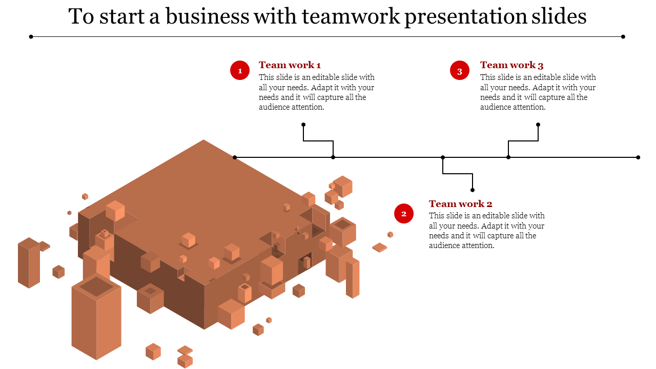 Free - Attractive Teamwork Presentation Slide for PPT and Google slides